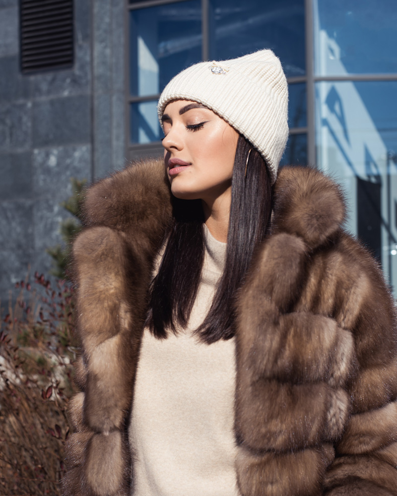 Шапка из кашемира