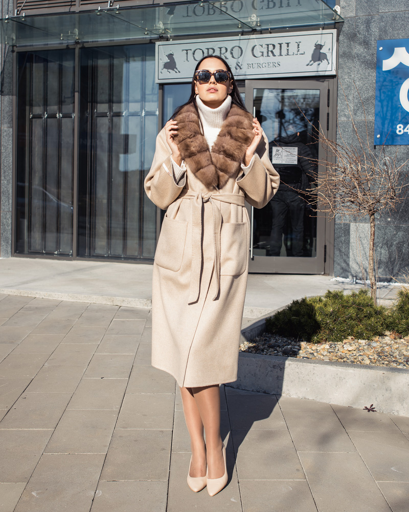 Пальто из кашемира "LORO PIANA"