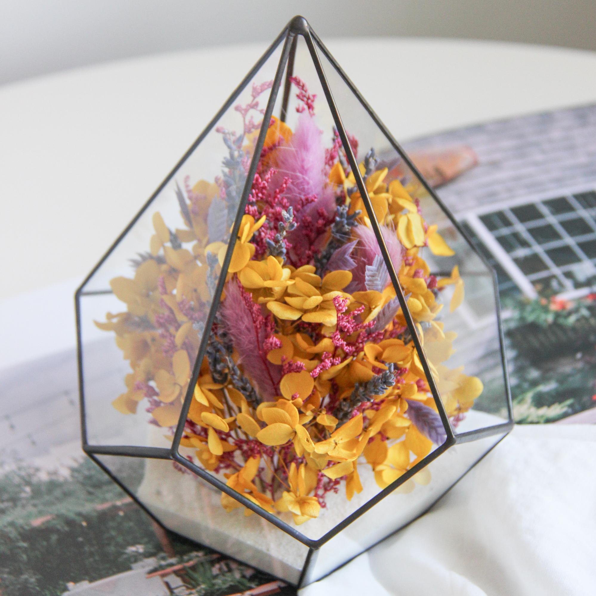 флорариум со стабилизированными цветами ФлаверПавер