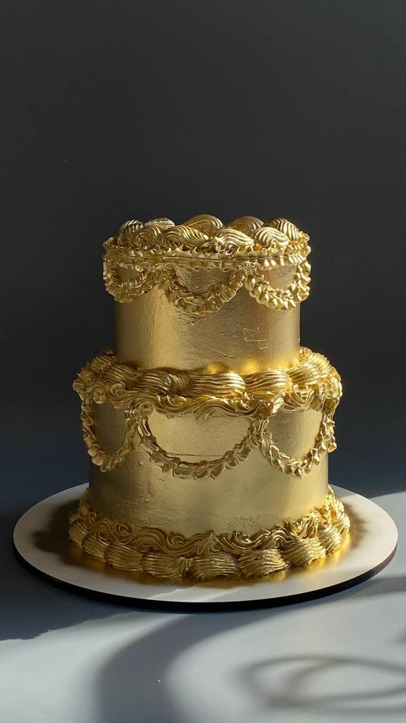 Торт бисквитный Золото