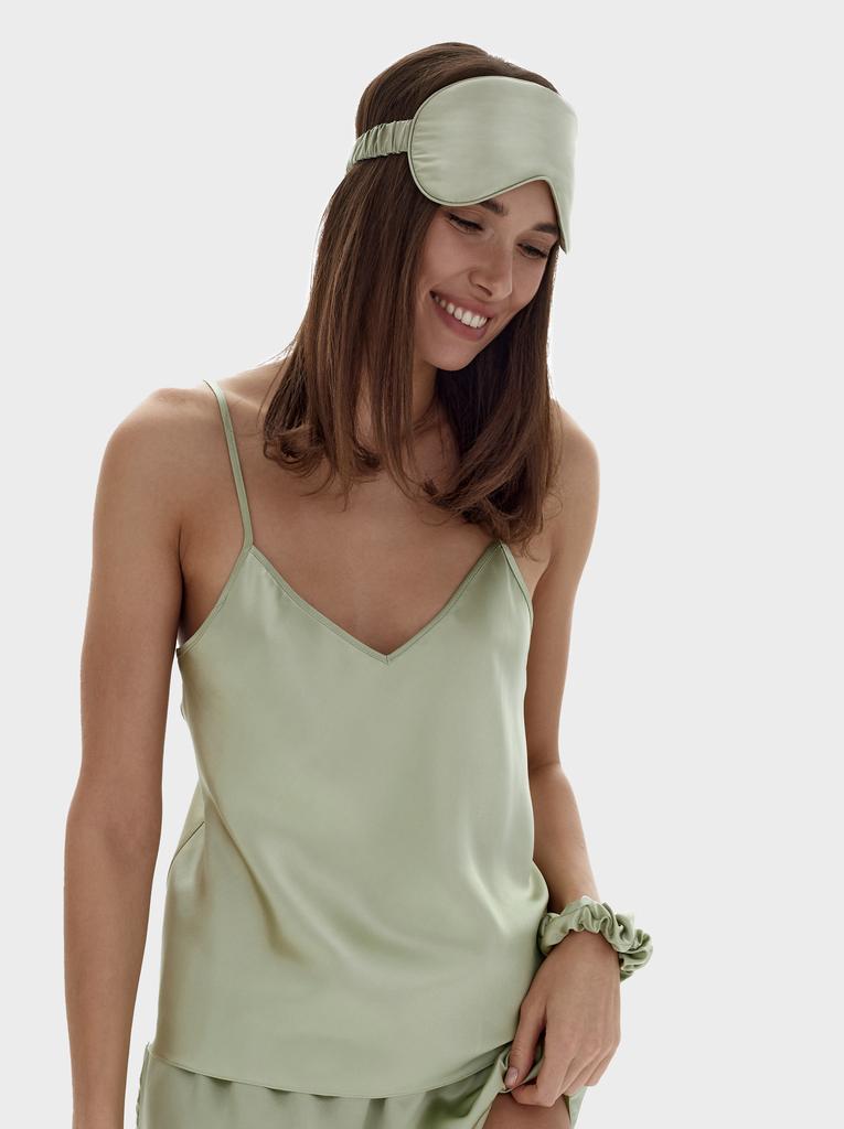 Шелковый пижамный топ: выбрать цвет