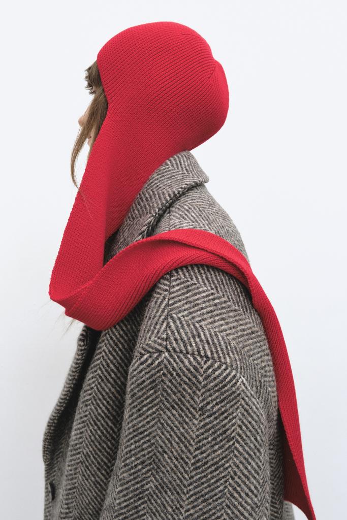 Шапка-шарф "Красная шапочка"