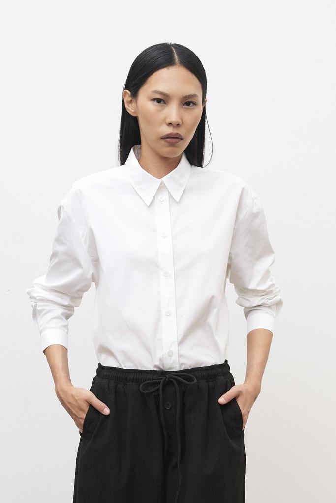 Рубашка  базовая белая