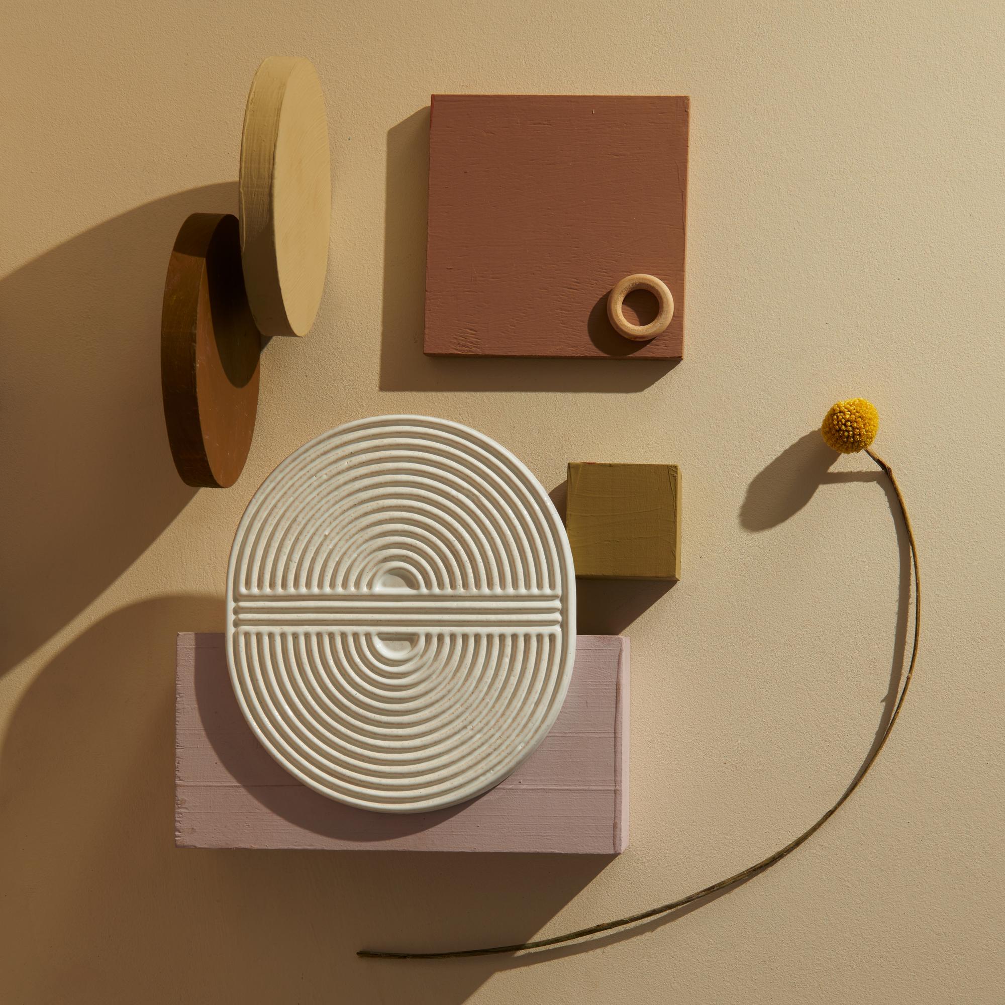 Доска сервировочная круг малый