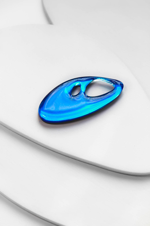 Blue Bioline brooch