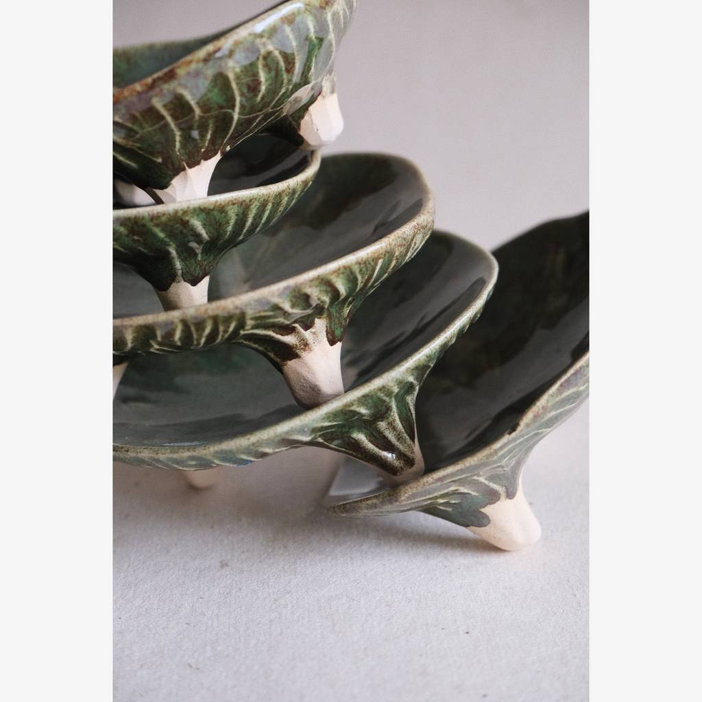 Керамическая плошка "Изумрудный город" S-M