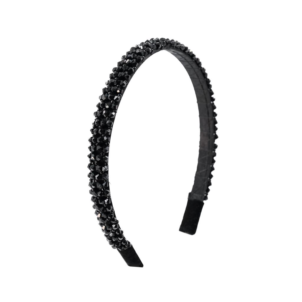 Ободок "Crystal" чёрный