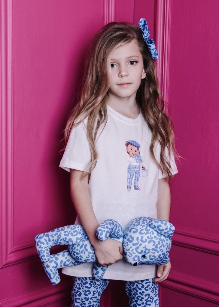 Футболка Leopard ,цвет: синий