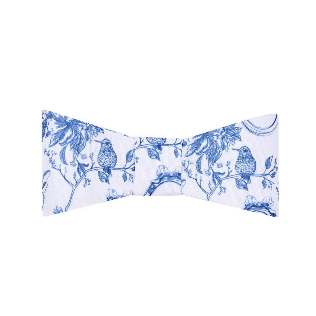 Бант на заколке "Betty/Classic Vintage"  синий