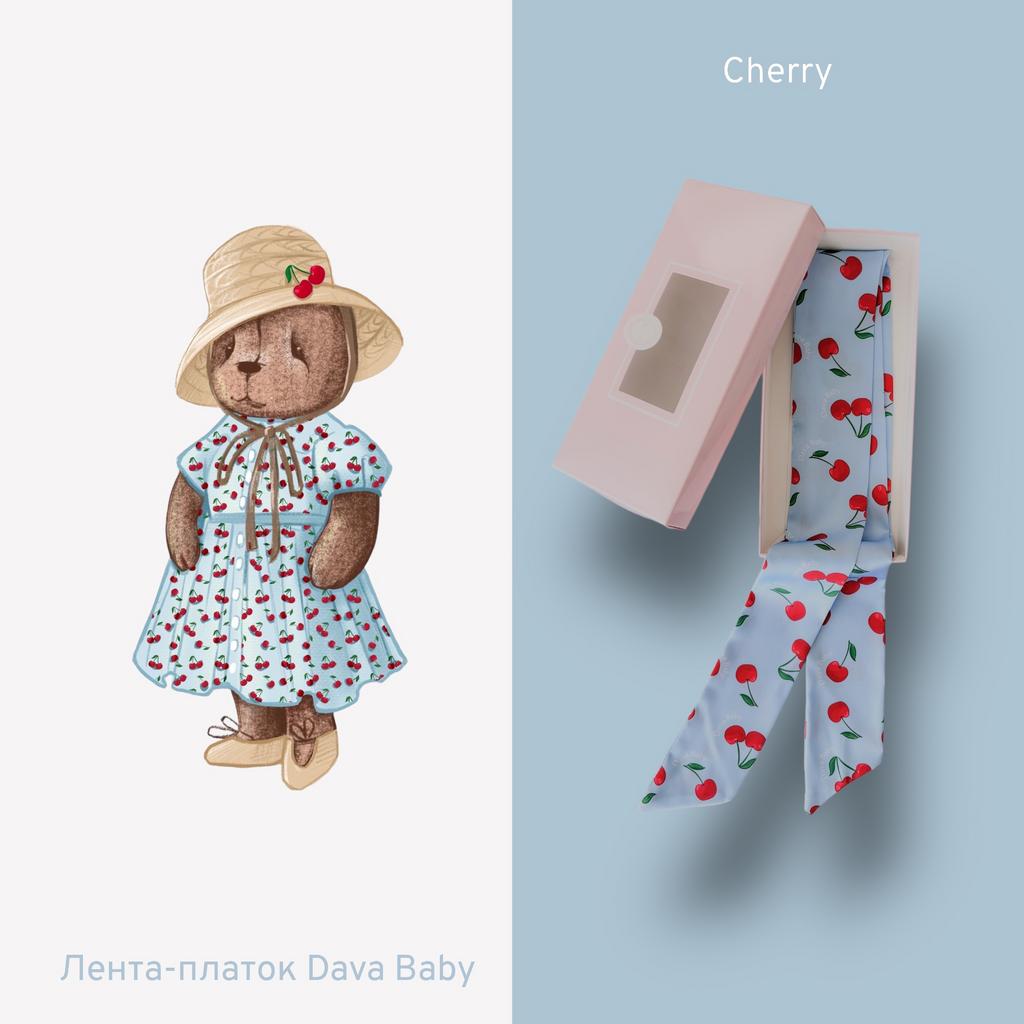 Платок-лента для шляпы CHERRY