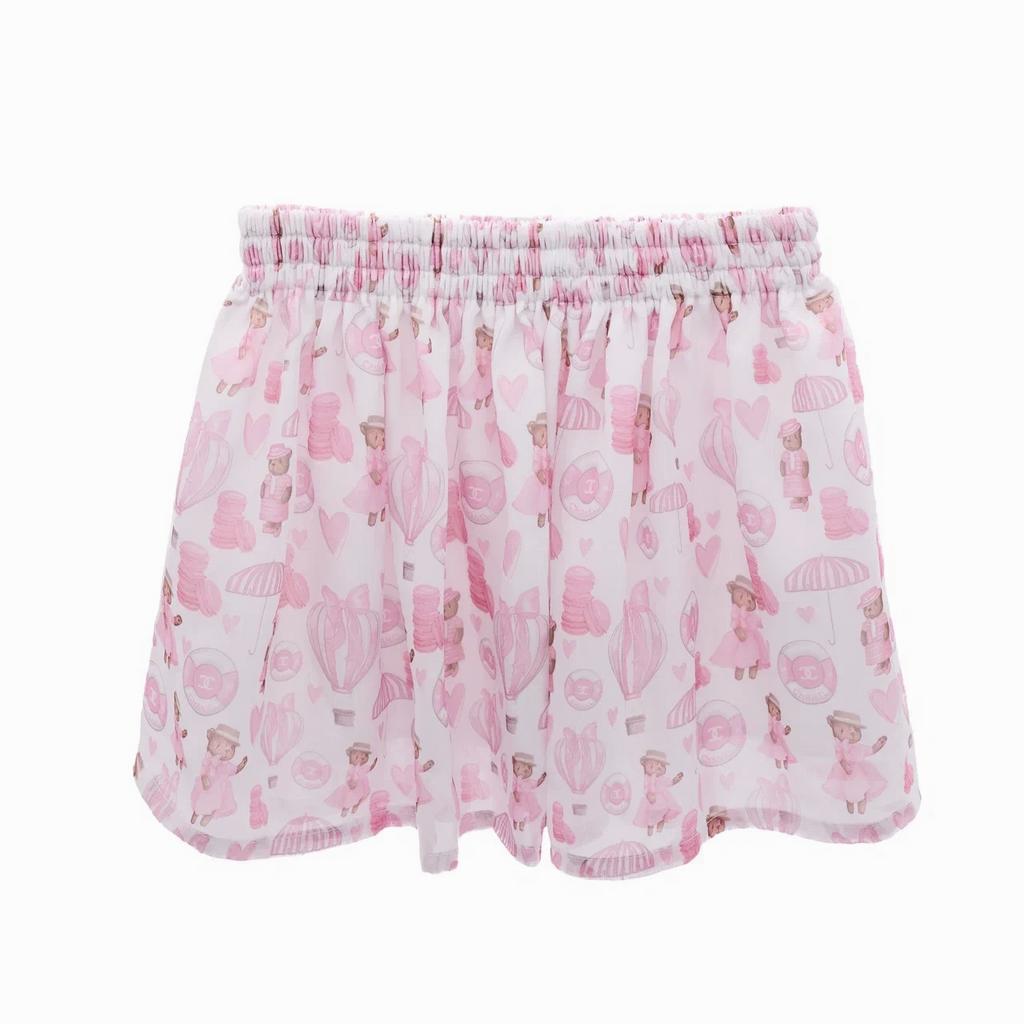 Юбка mini шифоновая Summer/Love цвет: розовый