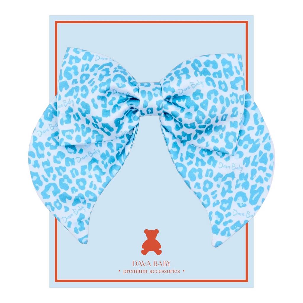 Бант на заколке Lovely/Leopard Tiffani