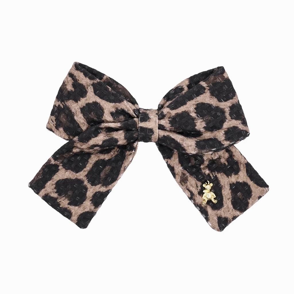 Бант на заколке «LEOPARD»