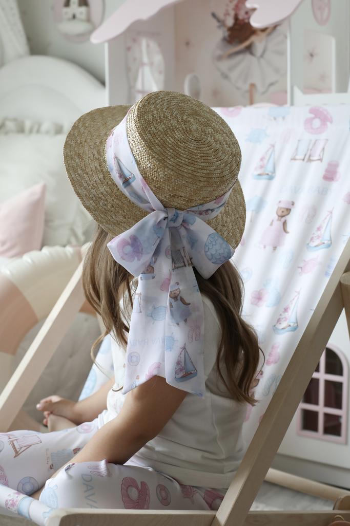 Шляпа-канотье "Summer Vibes"