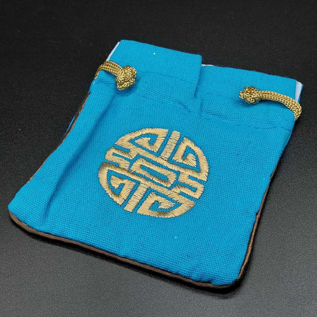 Мешочек с символом "Шоу" голубой