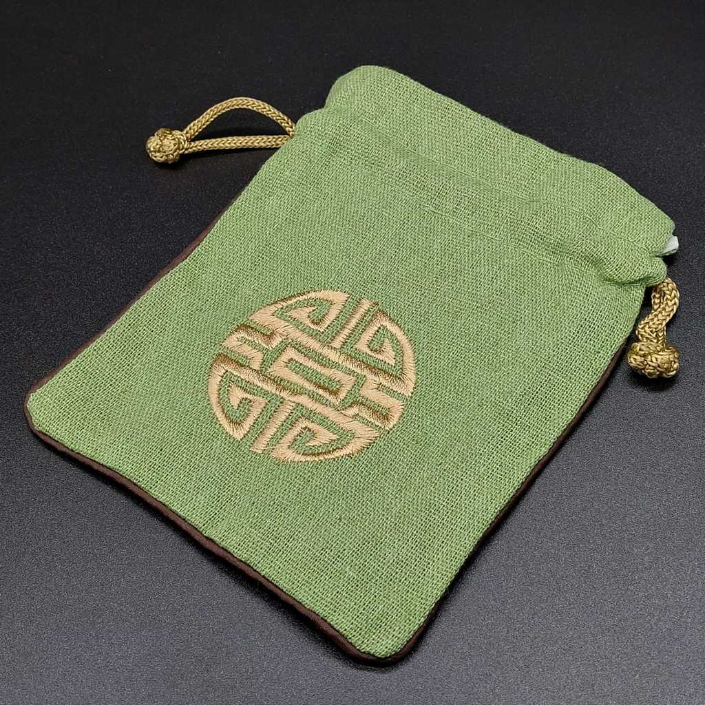 Мешочек с символом "Шоу" зеленый