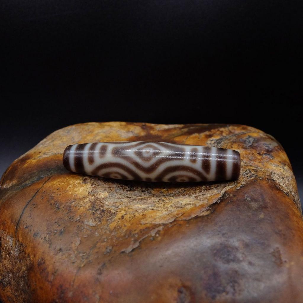 Бусина дзи 6 глаз №2 Глаза Дракона original