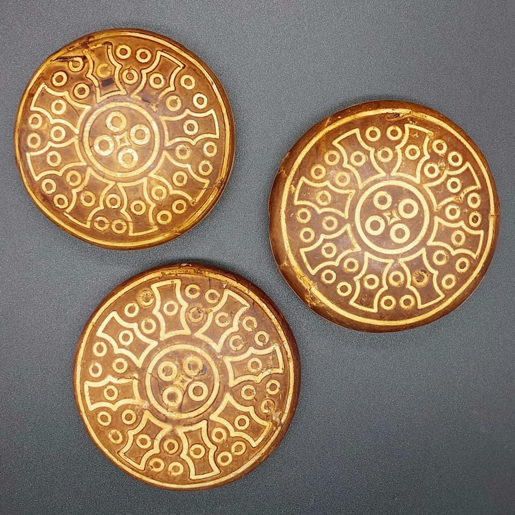 Алтарный диск дзи 72 глаза