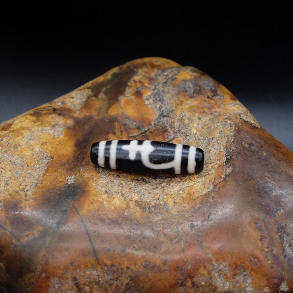 Бусина Дзи нектарный сосуд долголетия №4