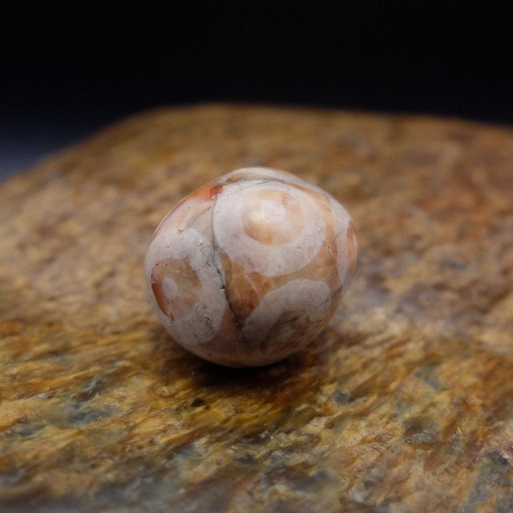 Дзи старинная красная N°5