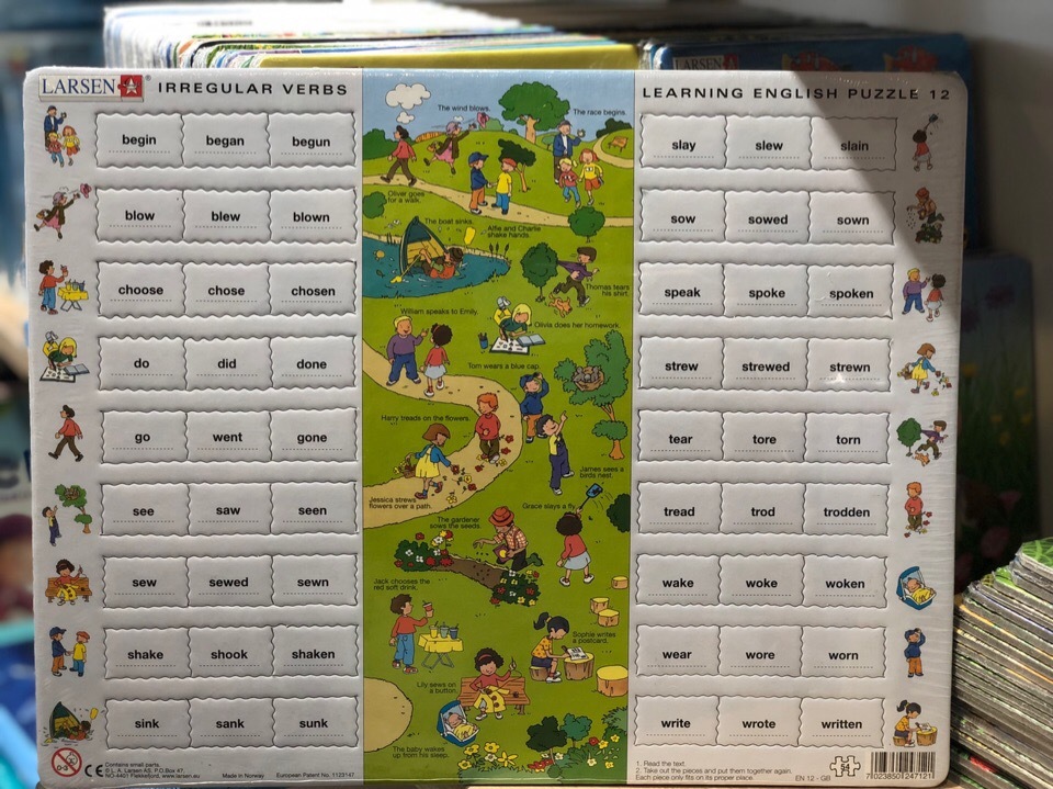 Пазл Изучаем английский , 70 деталей