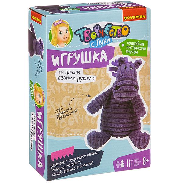 Игрушка из плюша. Бегемот