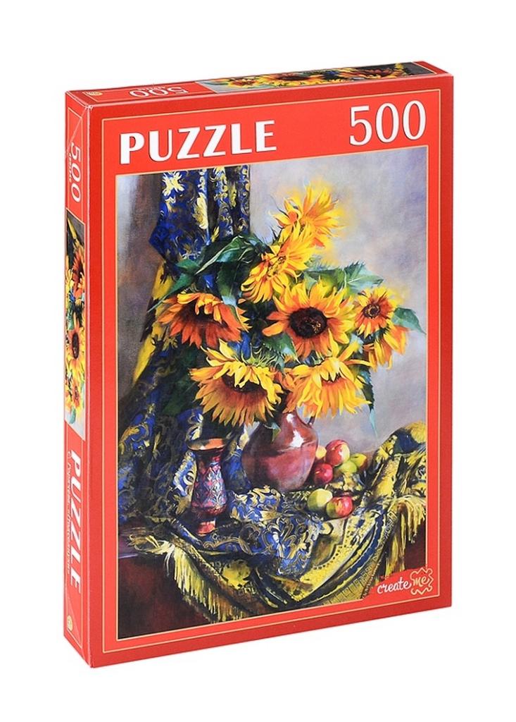 Пазлы 500 эл.  "Подсолнухи"