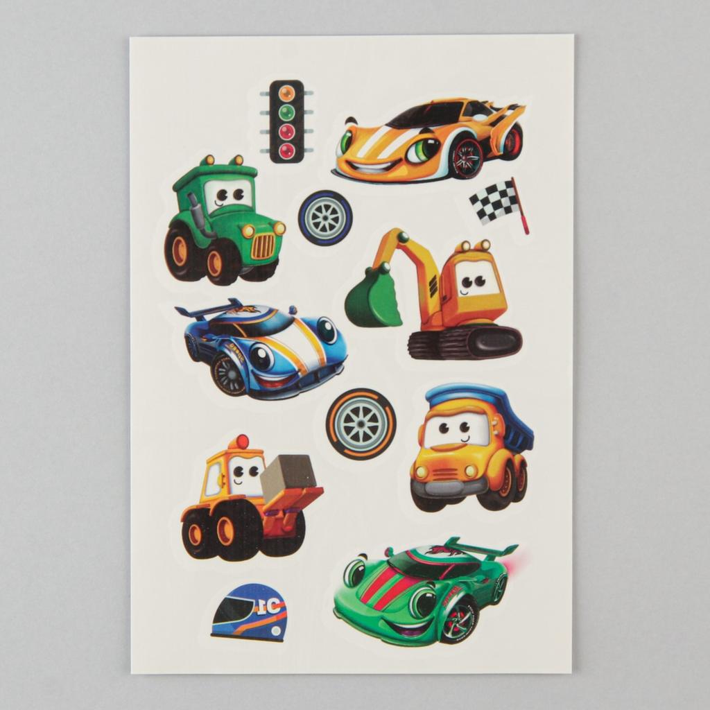 Временные переводные тату «Машинки»