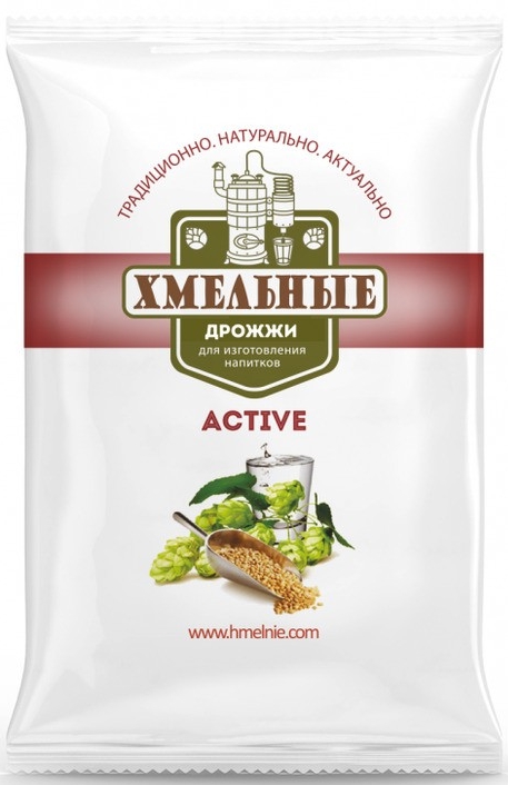 Спиртовые дрожжи Хмельные "Active", 100г