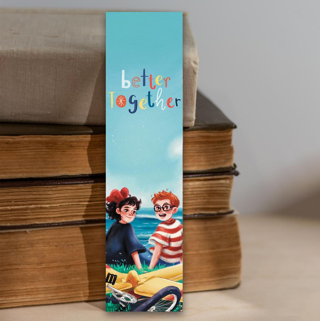 Книжная закладка «Better together»