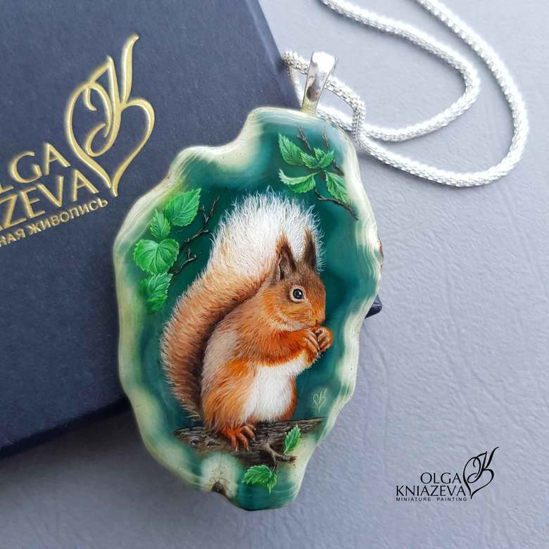 Кулон БЕЛОЧКА