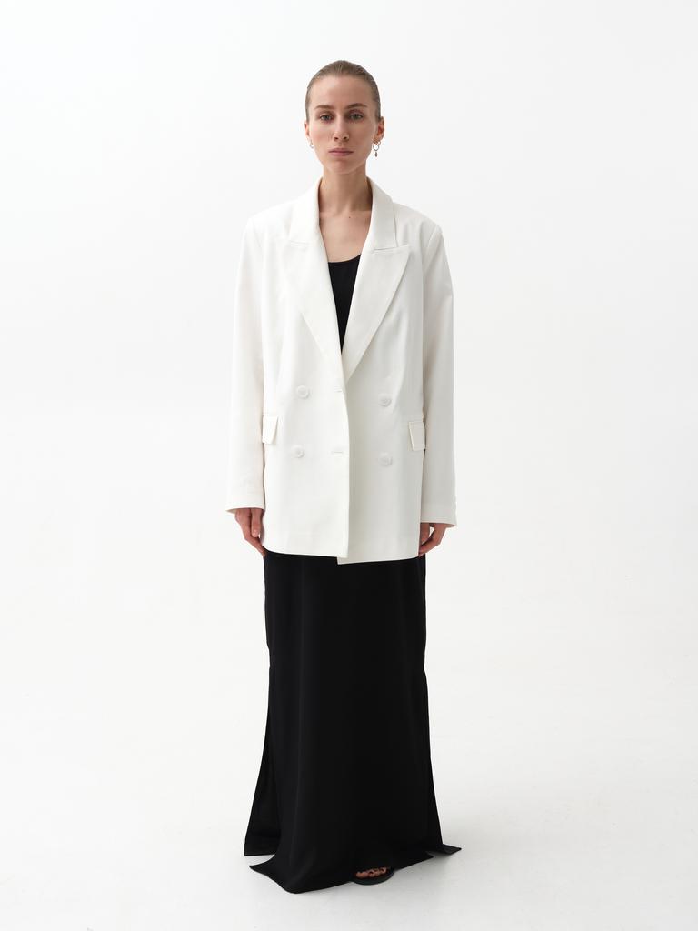 Пиджак двубортный фактурный blank