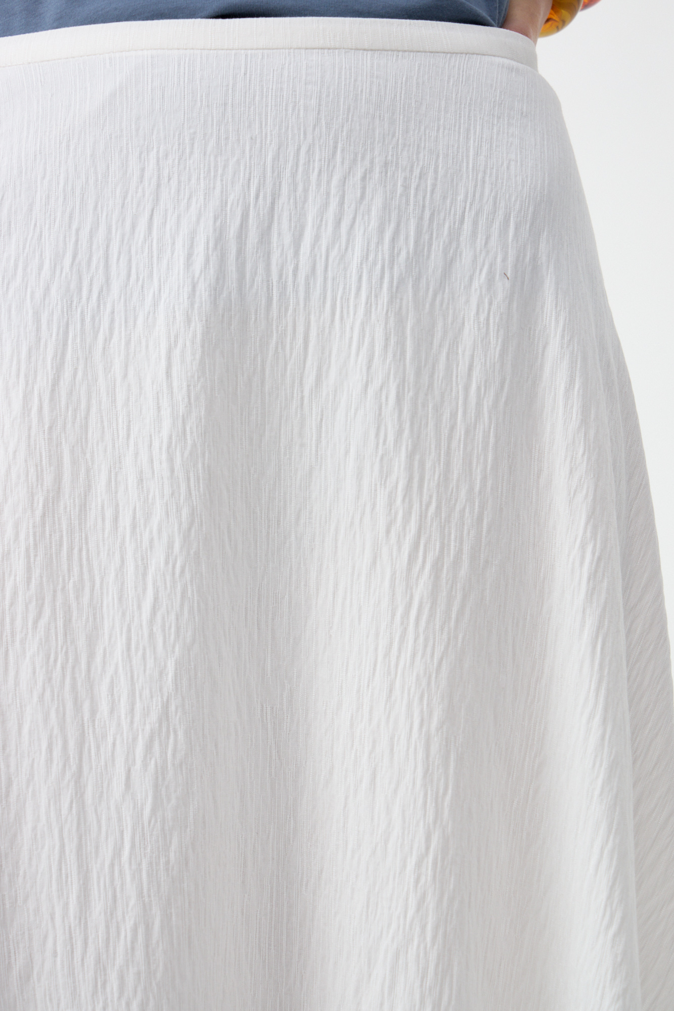 Юбка полусолнце белая