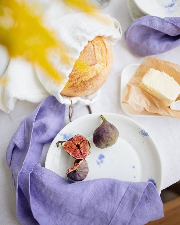 Льняная салфетка ФИОЛЕТОВАЯ (LUNA LINEN)