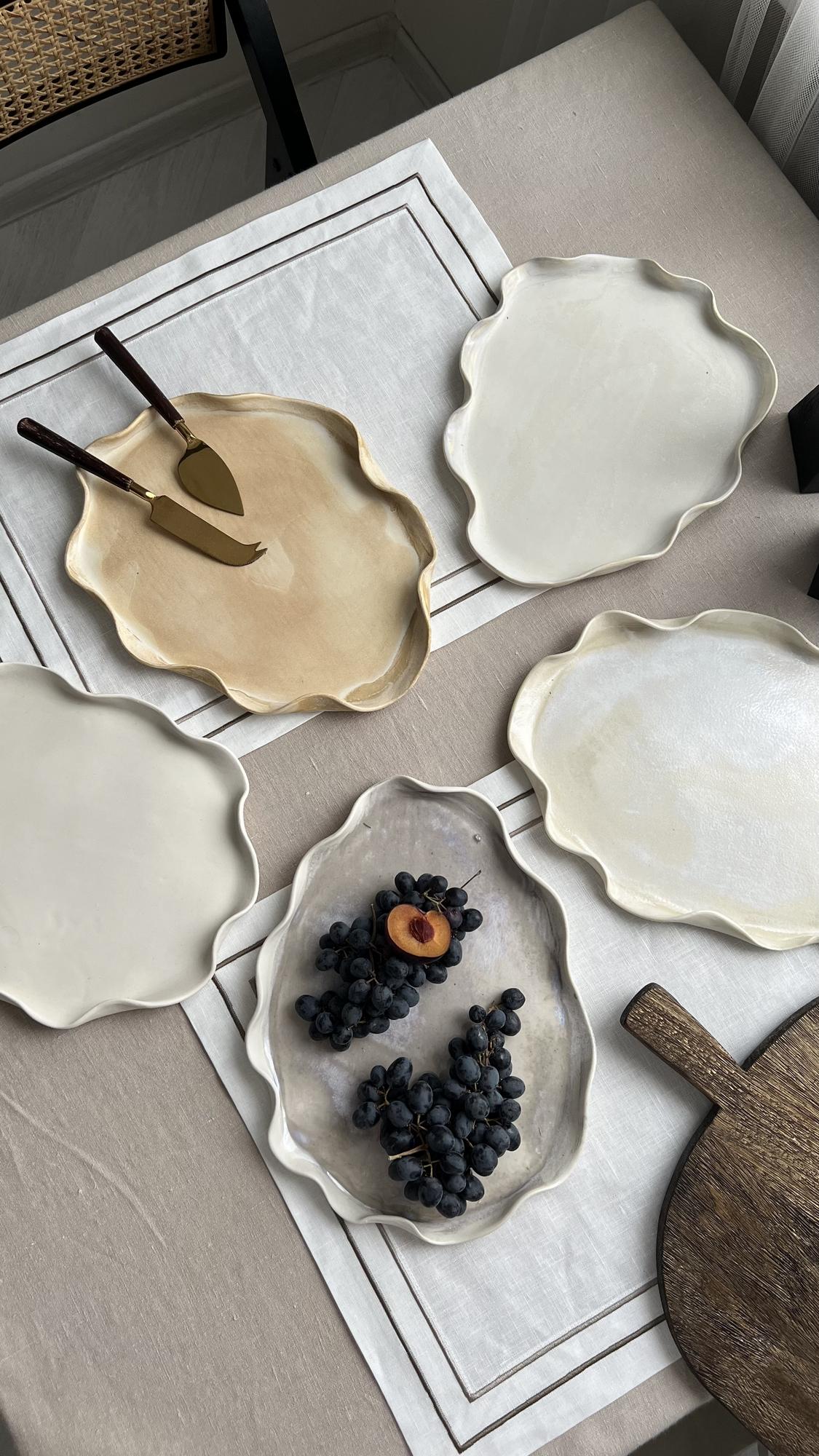 Декоративные керамические подносы (FADEEVA CERAMICS)