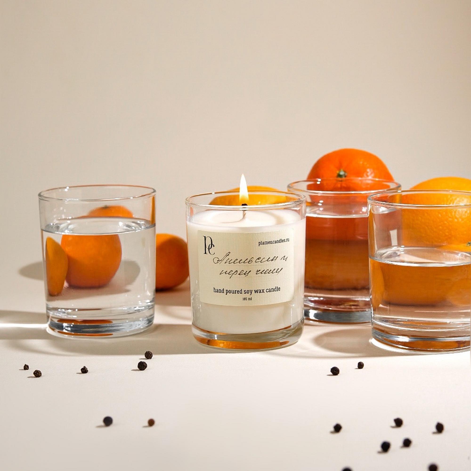 Соевые свечи в стекле Plamen Candles