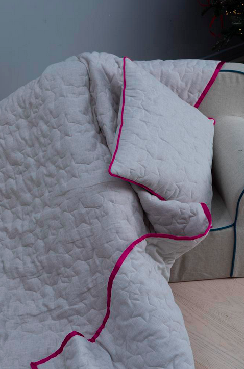 Покрывало Звездочки с цветным кантиком (ЗАЙКА ПОЛЬ)