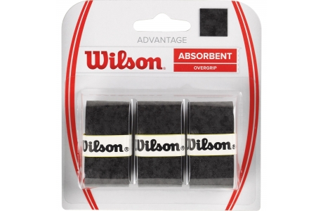 Намотка Wilson Advantage Overgrip Черная 3 штуки
