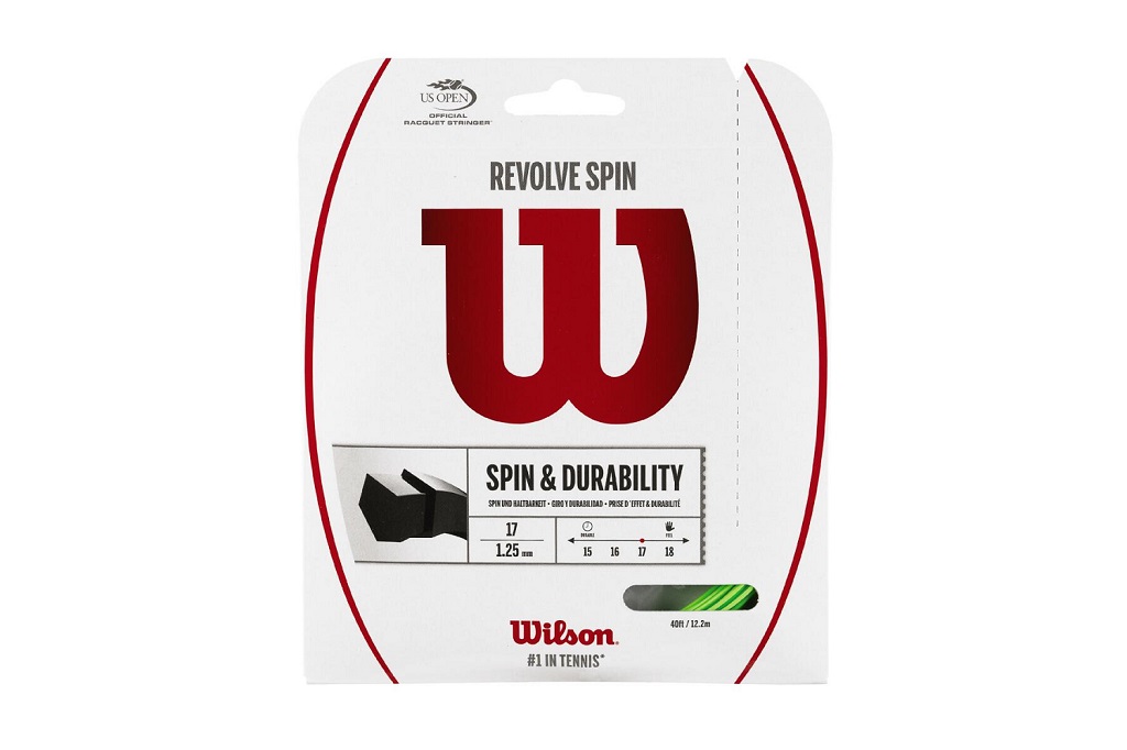 Теннисная струна Wilson Revolve Spin Green 1,25 (12,2 м)