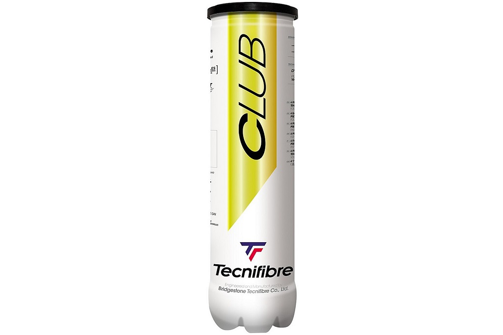 Теннисные мячи Tecnifibre Club (4 шт. в тубе)
