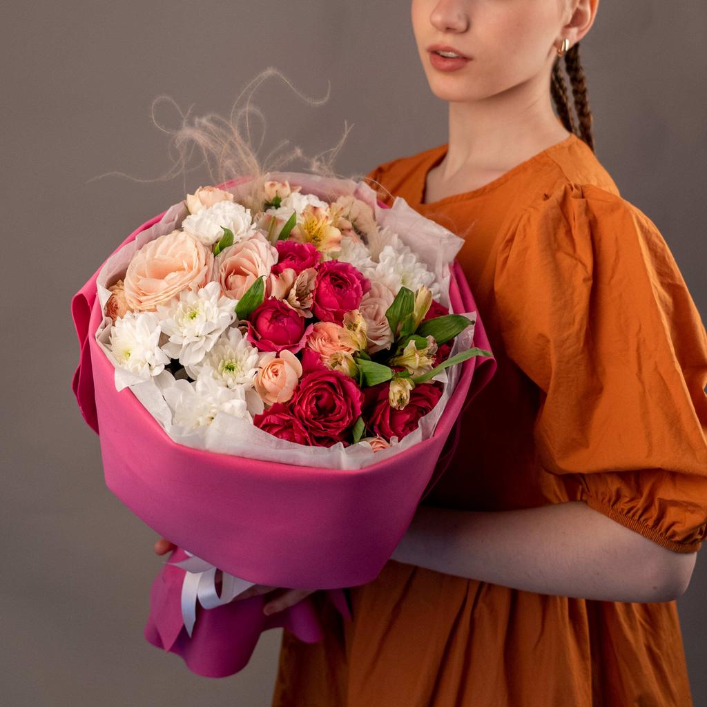 Букет "Ягодное безе"