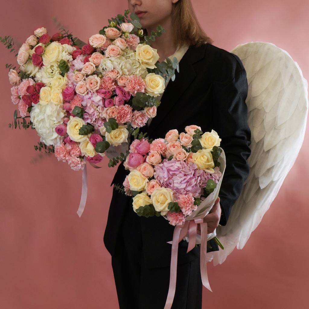 Букет «Сердце купидона»