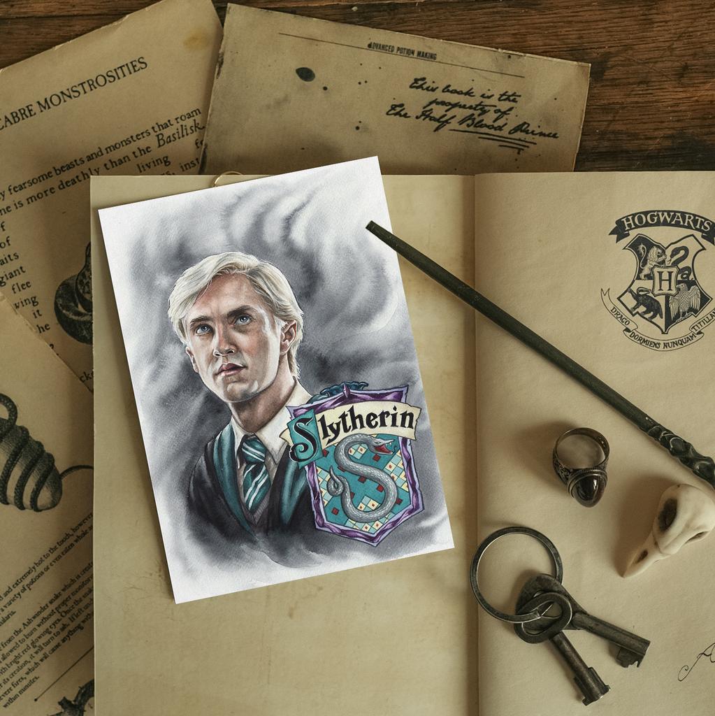 Почтовая открытка "Slytherin"