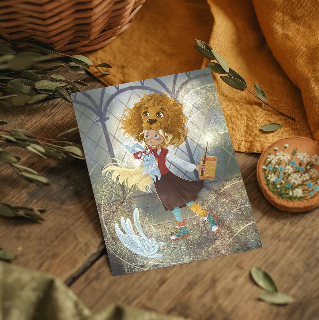 "Полумна Лавгуд" почтовая открытка