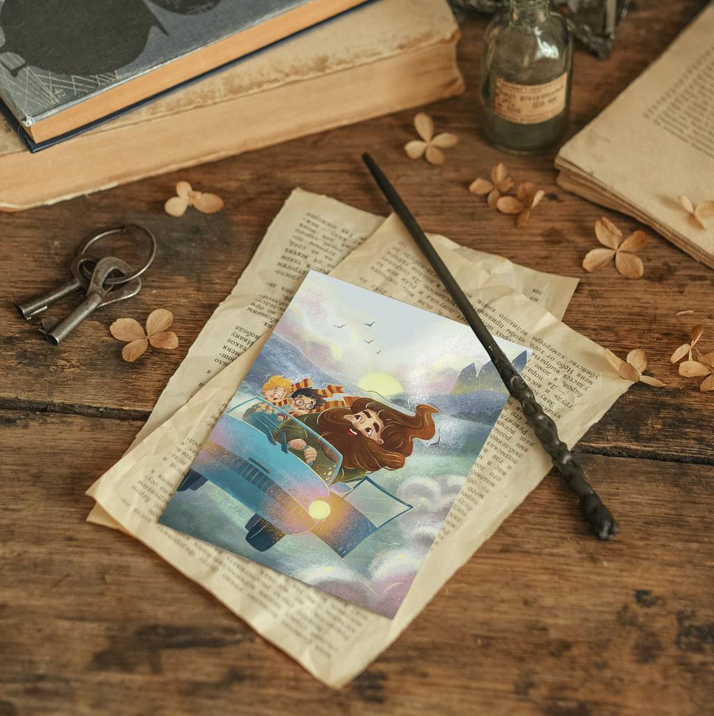 "Форд Англия" почтовая открытка