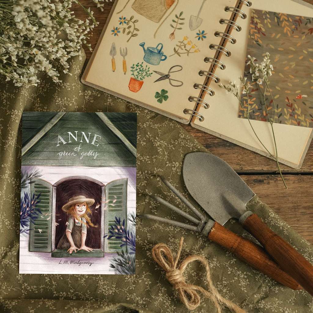 "Anne of green gables" открытка почтовая