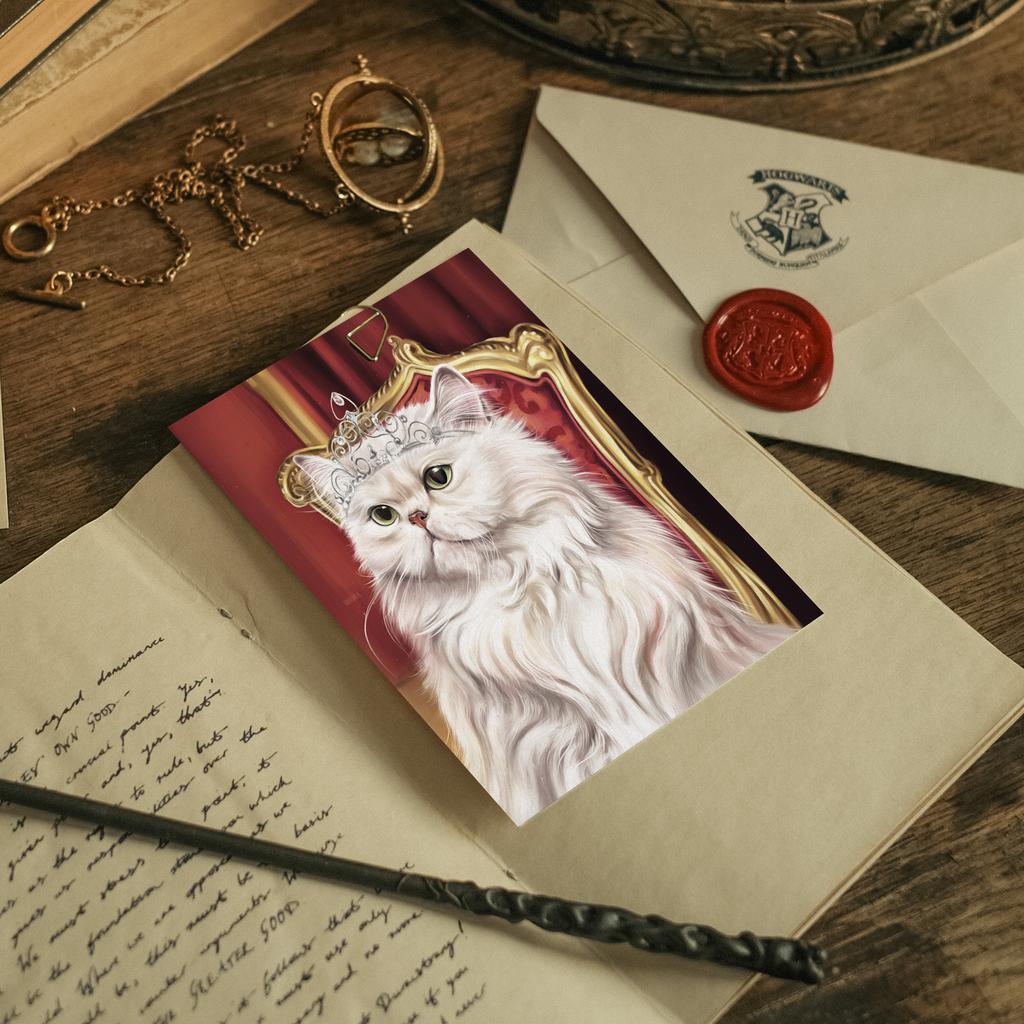 "Поклон, пожалуйста" почтовая открытка для посткроссинга