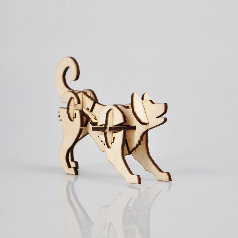 Сборный сувенир с сибирским характером - Лайка Зоя