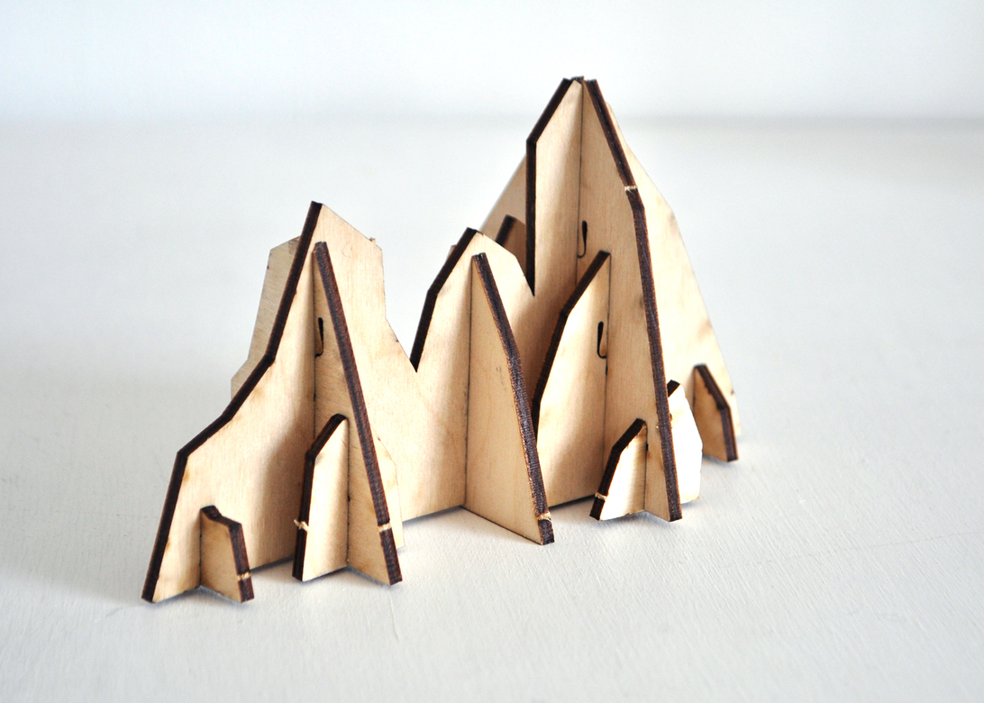 Сборный сувенир с сибирским характером - Горы