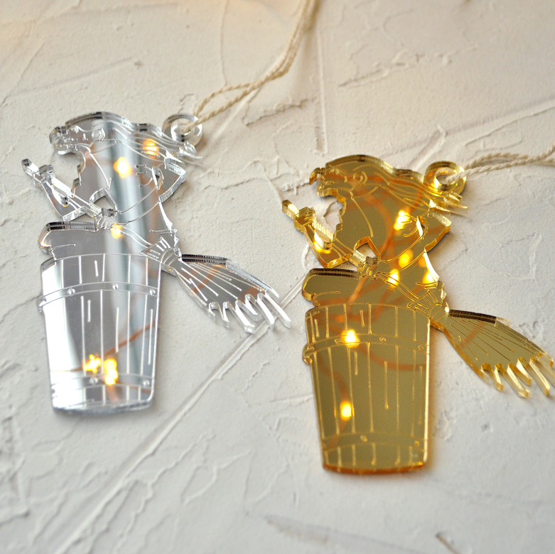 Ёлочная новогодняя игрушка - Баба Яга - купить необычный подарок на Новый год 2020